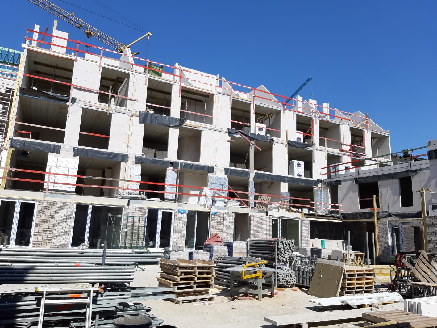 Groot nieuwbouwproject appartementsblok - IDGS Constructions