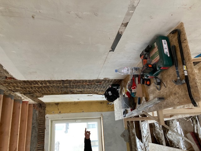 Appartement renovatie Antwerpen pleisterwerken - bouwbedrijf IDGS